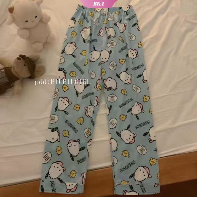 Quần Ngủ Y2k Hình Patrick Star Hello Kitty Winnie the Pooh Dâu Tây Hoạt Hình Có Thể Đáng Yêu Ở Ngoài Nhà Cho Bé Gái