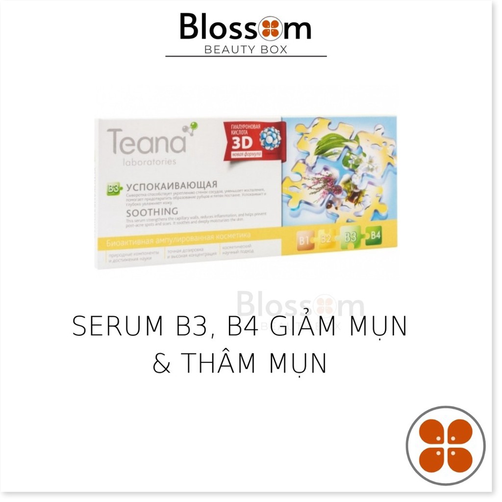 Serum TEANA B4 giảm mụn, B3 mờ thâm