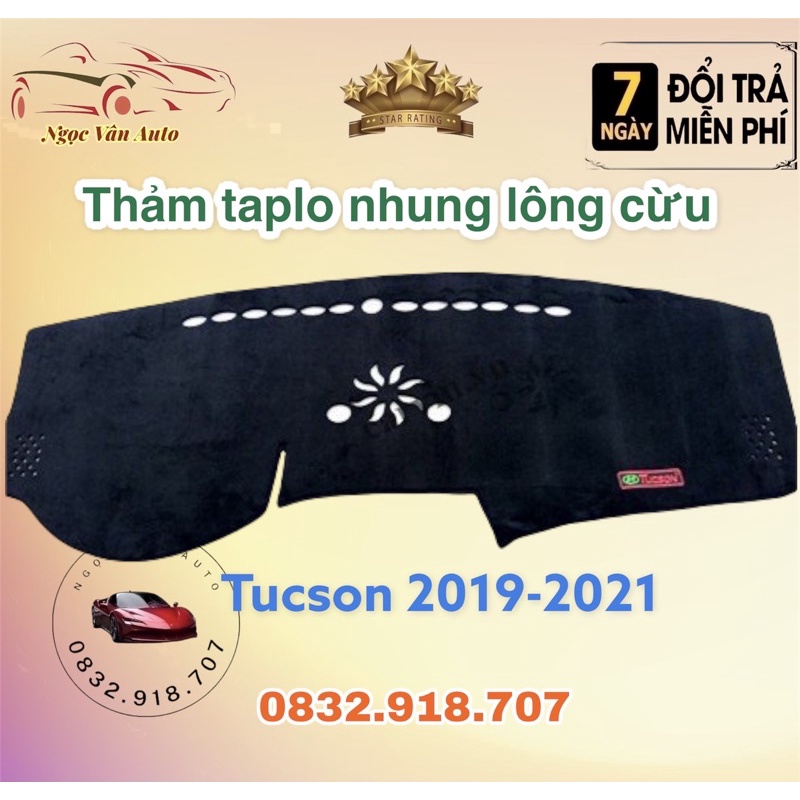 Thảm Taplo Nhung TUCSON 2015 - 2021, nhung lông cừu cao cấp