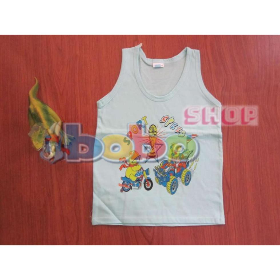 Combo 5 áo ba lỗ Bosinis trắng cho bé(3-15kg)