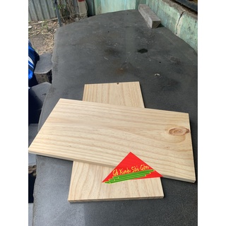Tấm gỗ thông mặt lớn 24cm, dài 50cm, dày 2cm được bào láng 4 mặt đẹp thích hợp làm kệ, decorde, ốp tường