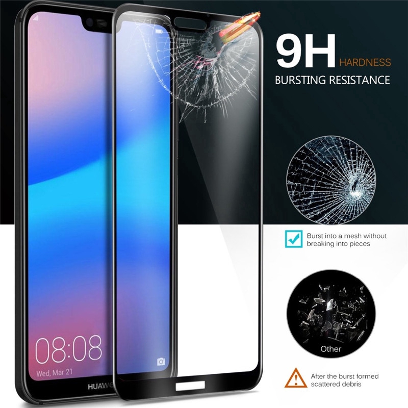 Kính cường lực bảo vệ màn hình cho Huawei Y9 Y7 Pro Y6 Pro 2019 Nova 5T 4 4e 3 3i 3e
