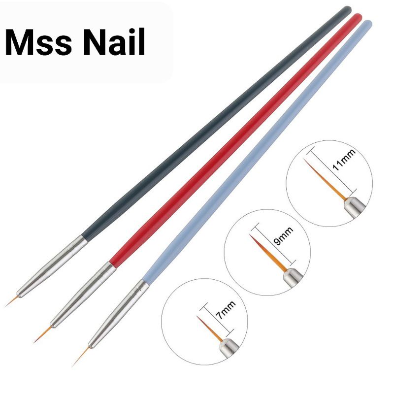 cọ vẽ móng, cọ vẽ nail, sét cọ