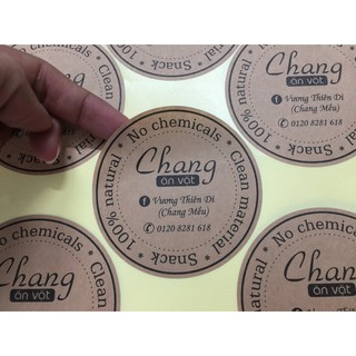 Tem nhãn decal GIẤY giá rẻ