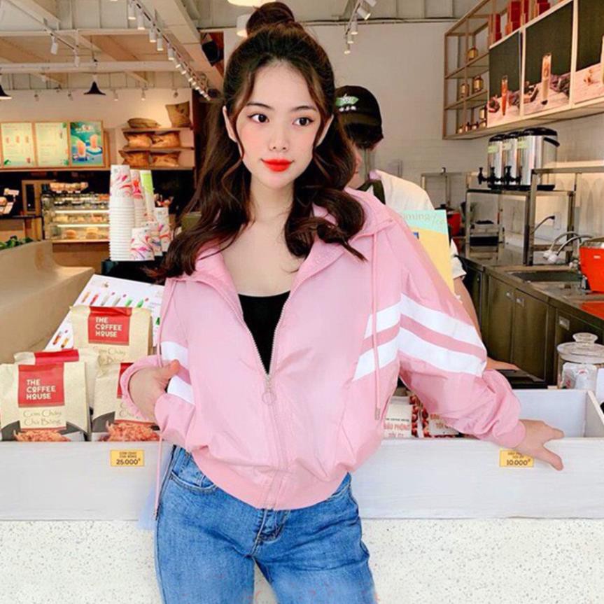 Áo khoác nữ Áo khoát nữ gió dù 2 lớp chống nắng dù ngoại 2 lớp cực chất hàng bao chất-A132
