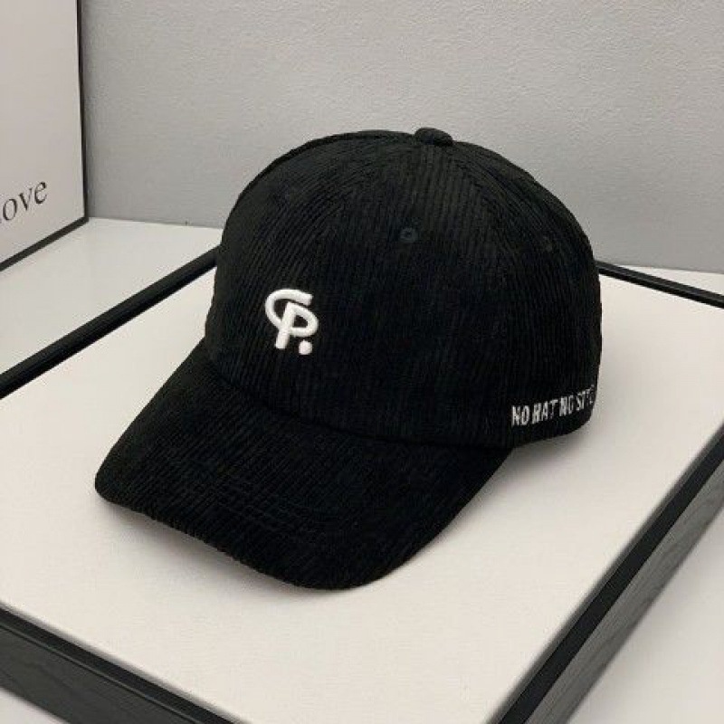 Mũ lưỡi trai vải nhung thêu chữ phong cách Hàn quốc