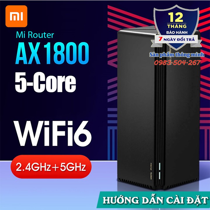 Bộ Router Wifi Xiaomi AX1800 hỗ trợ - Wifi 6 - Mesh - 128 thiết bị | BigBuy360 - bigbuy360.vn