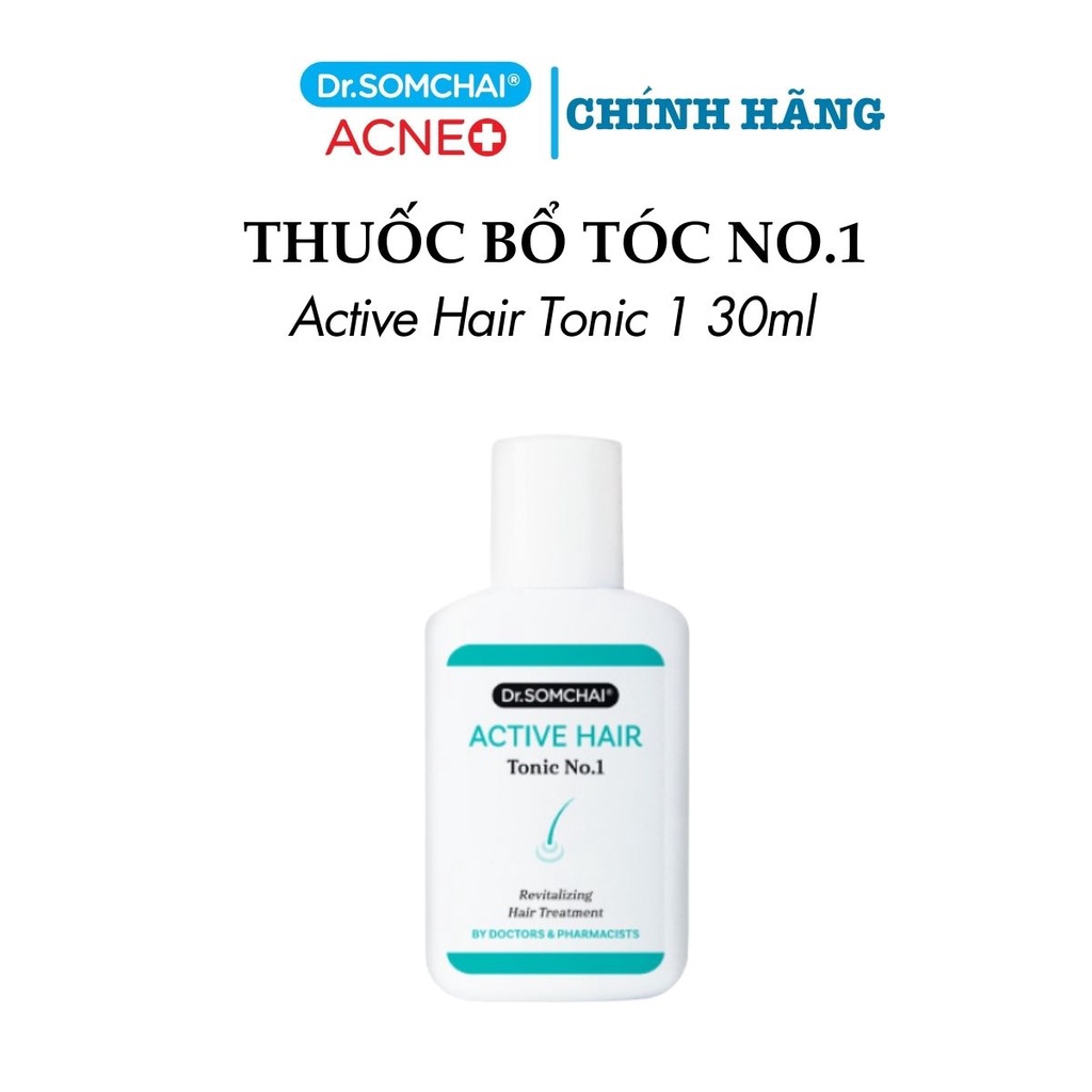 Lotion phục hồi tóc DR. SOMCHAI ACTIVE HAIR TONIC NO.1 tăng cường chân tóc tẩy tế bào