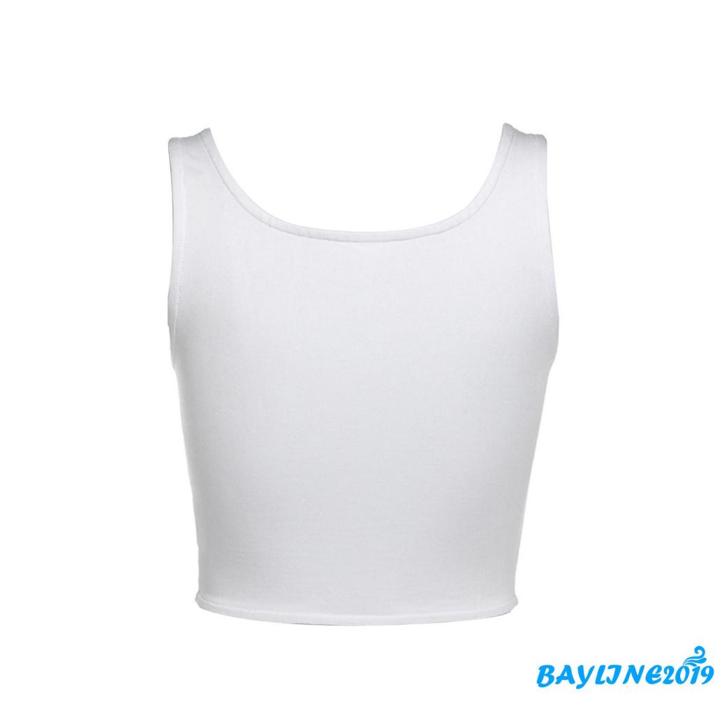 Áo croptop sát nách cổ vuông có khóa cài gợi cảm cho nữ