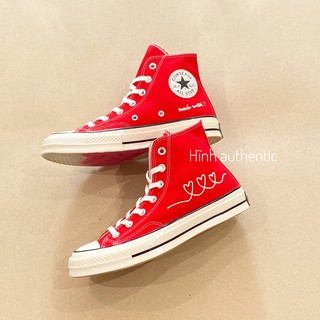 Giày Converse Chuck 70 Valentine's Day đỏ cổ cao