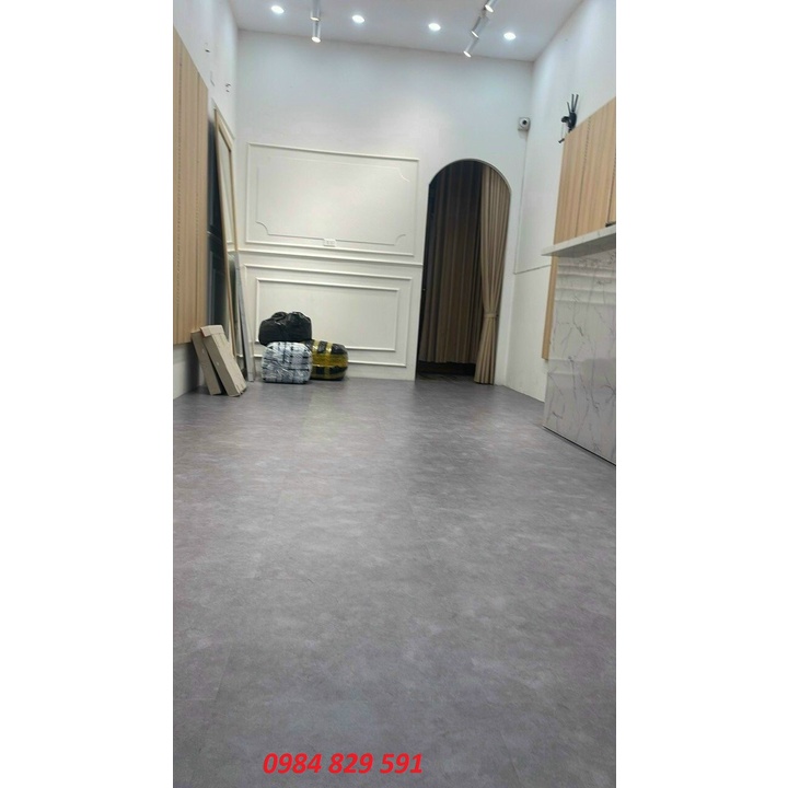 Sàn nhựa vân bê tông xi măng, vân đá, vân sỏi sẵn keo tự dán, trang trí nền nhà, làm phông nền chụp hình