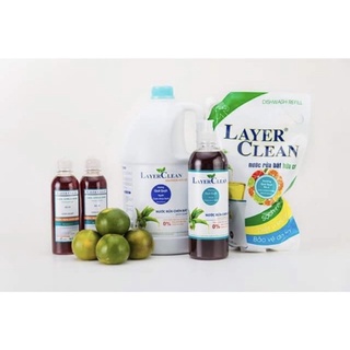 Nước rửa chén bát hương quýt Layer Clean 5L