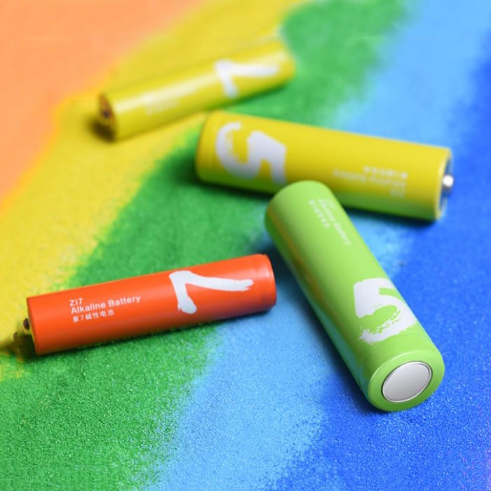 Pin cầu vòng | Bộ 2 pin AAA số 7 ZMI ZI7 Rainbow - Chính Hãng - MiHouse