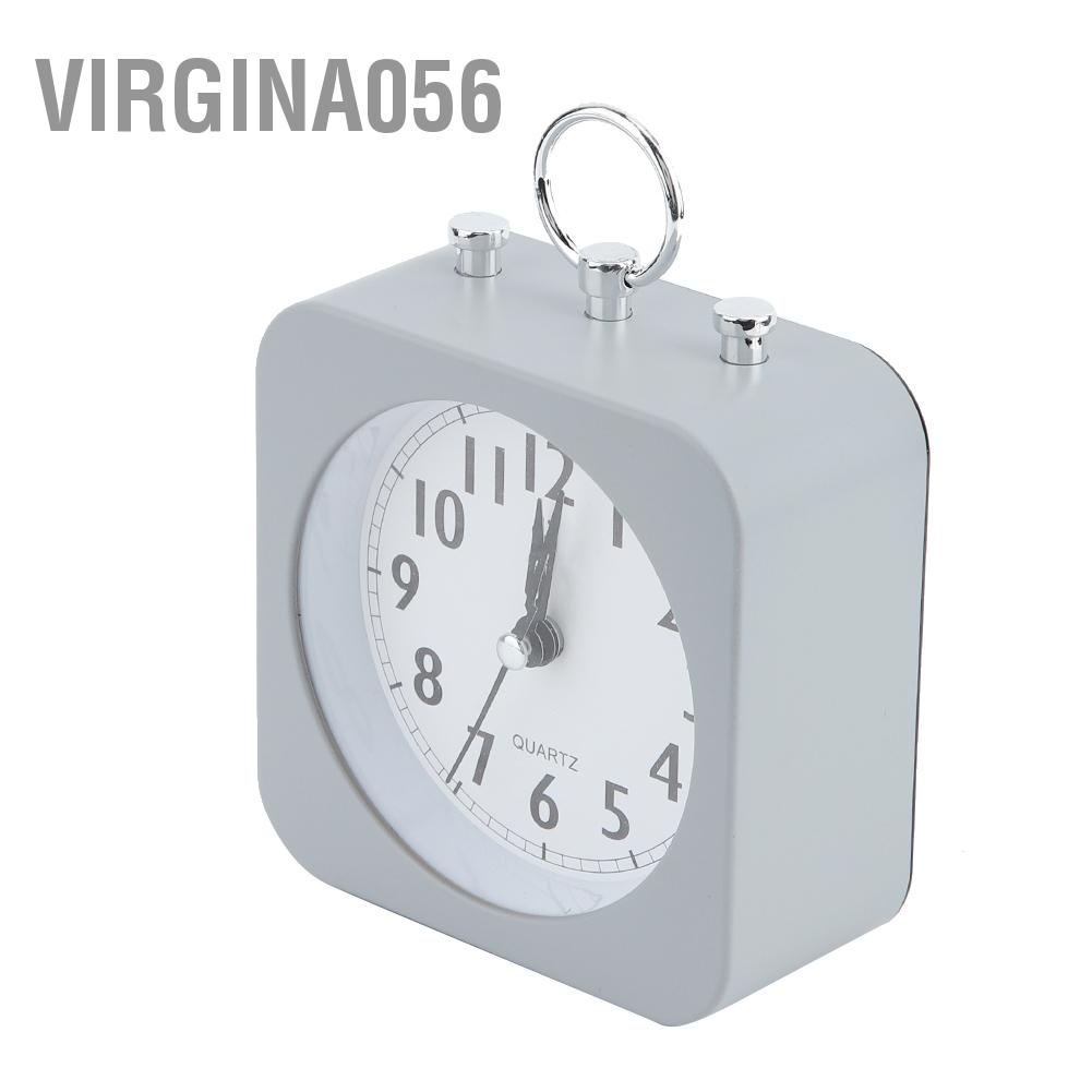 Đồng hồ báo thức để bàn yên tĩnh tiếng chuông lớn vintage retro