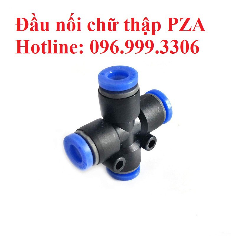 Đầu nối chữ thập, cộng PZA khí nén, phun sương chịu được áp lực cao đầy đủ kích cỡ giá sỉ