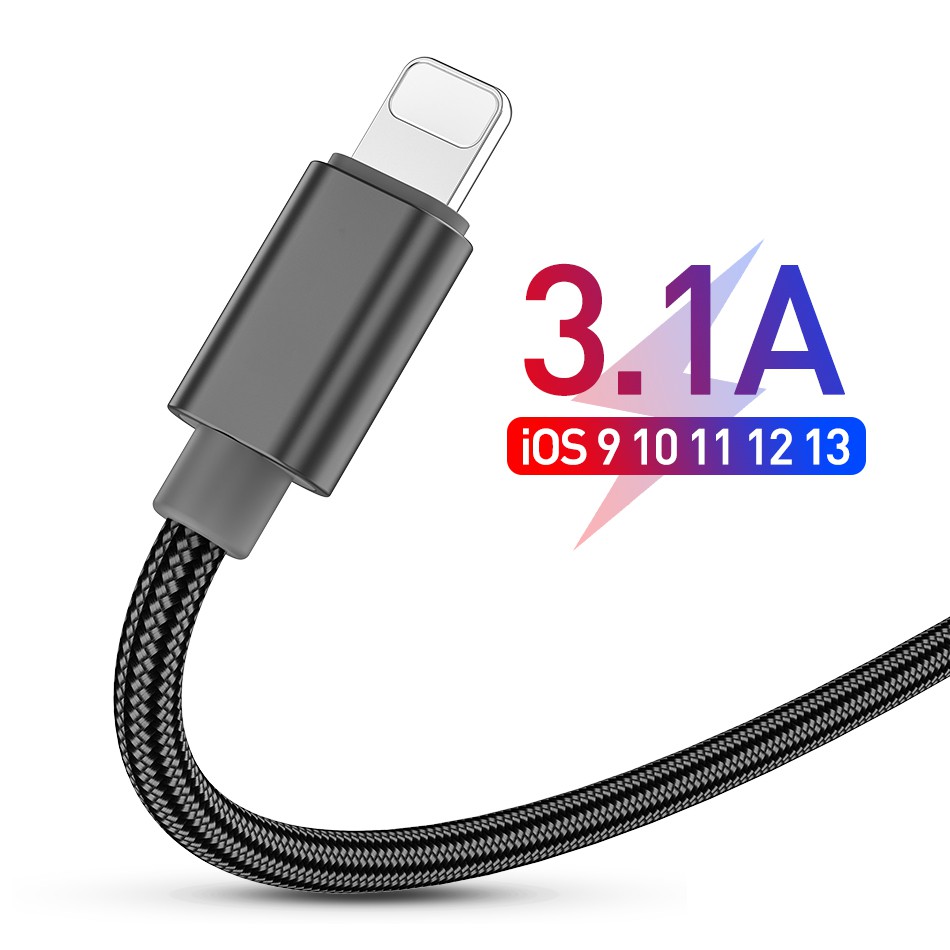 Cáp sạc nhanh cổng USB type C/Android/Iphone tuỳ chọn