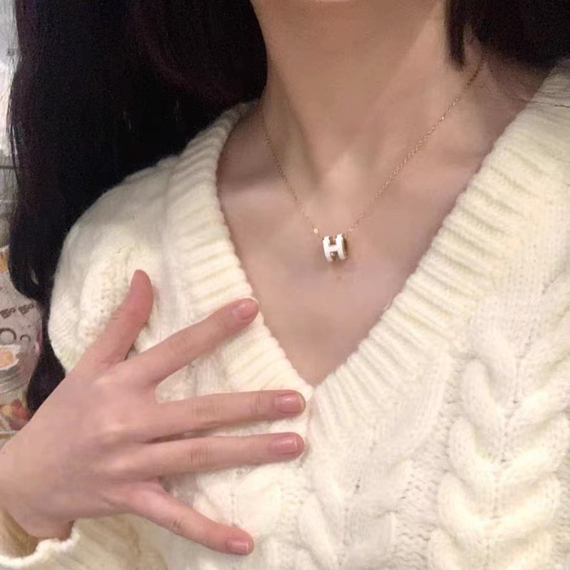 Dây Chuyền Hình Chữ H Thời Trang Sang Trọng Dành Cho Nữ