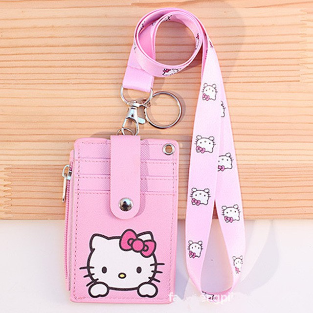 Ví đựng thẻ đa năng thiết kế họa tiết hoạt hình đáng yêu