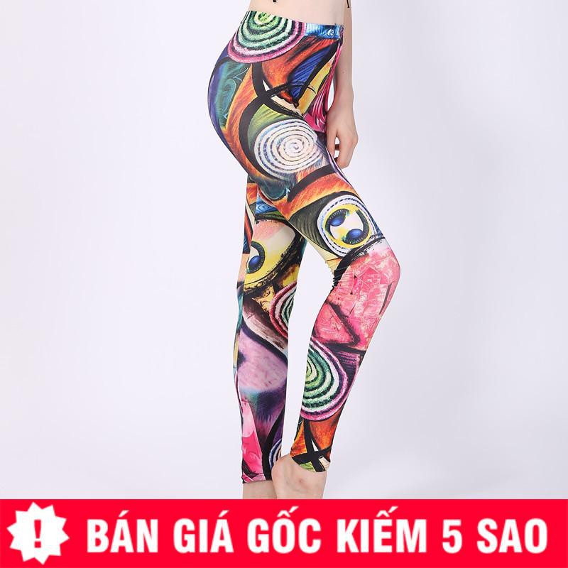 Quần Legging Tập Yoga Gym Rằn Ri 3D BST1 P1654