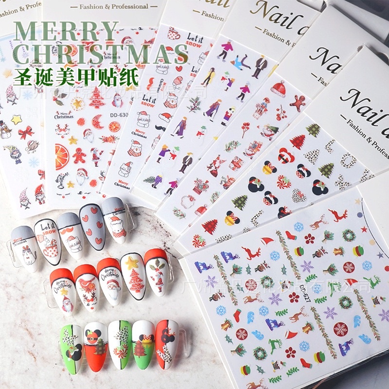 Sticker giáng sinh,noel nhiều mẫu