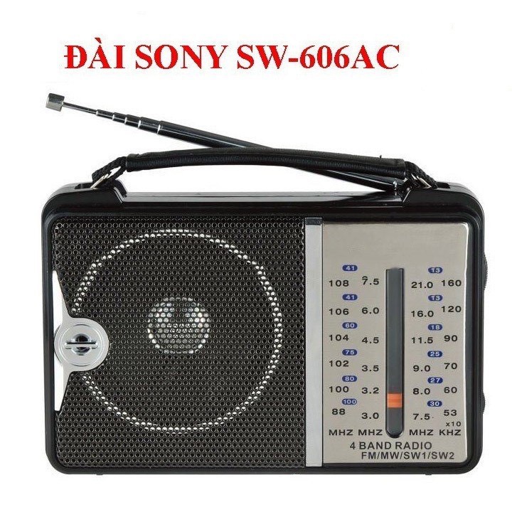 Đài Radio SW606 ⚡FREE SHIP⚡ Dò Sóng Cực Tốt , Cho Âm Thanh To , Rõ Ràng . Bảo Hành Lên Đến 12 Tháng