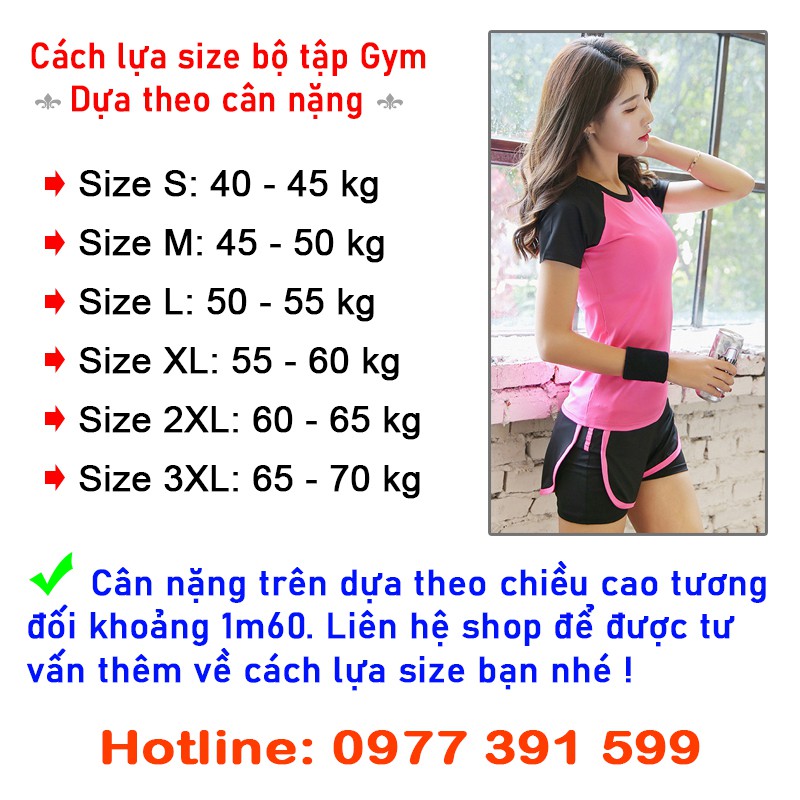 Bộ Quần Áo Tập Gym, Yoga, Thể Dục Nữ Hàng Cao Cấp (Kenzi-11) Set Quần Đùi + Áo Tay Ngắn