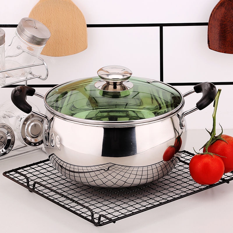 Nồi nấu phở inox gia đình hầm cháo sữa lẩu bếp từ