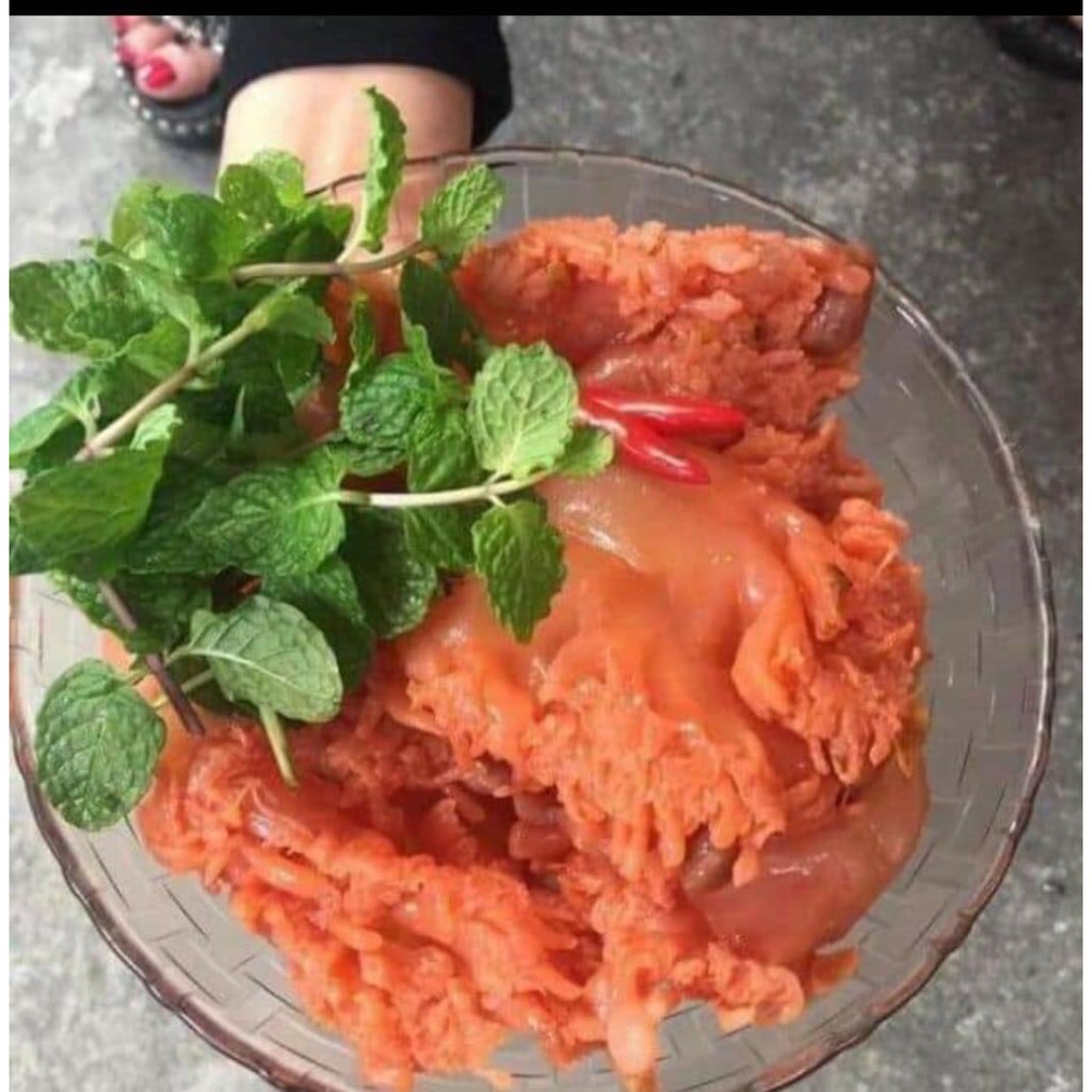 Sứa muối vẹt đặc sản Diêm Điền Bếp Mẹ Chíp (hộp chỉ gồm chân sứa hoặc hộp gồm cả chân và mình sứa) | BigBuy360 - bigbuy360.vn