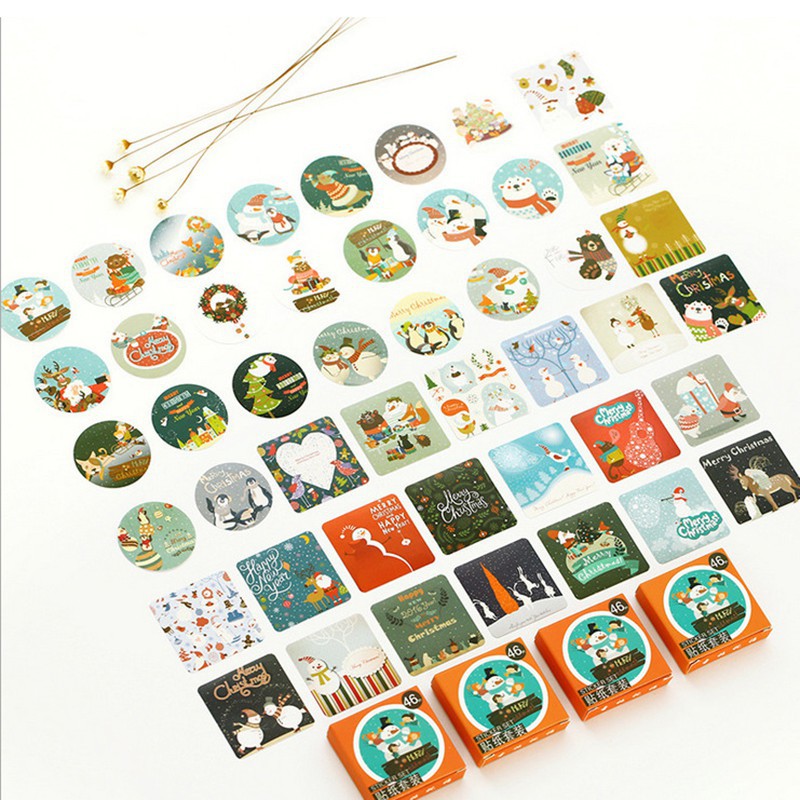 Bộ 46 sticker dán trang trí