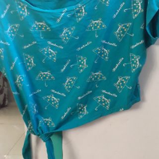 Áo croptop cột eo (tặng kèm áo trong)