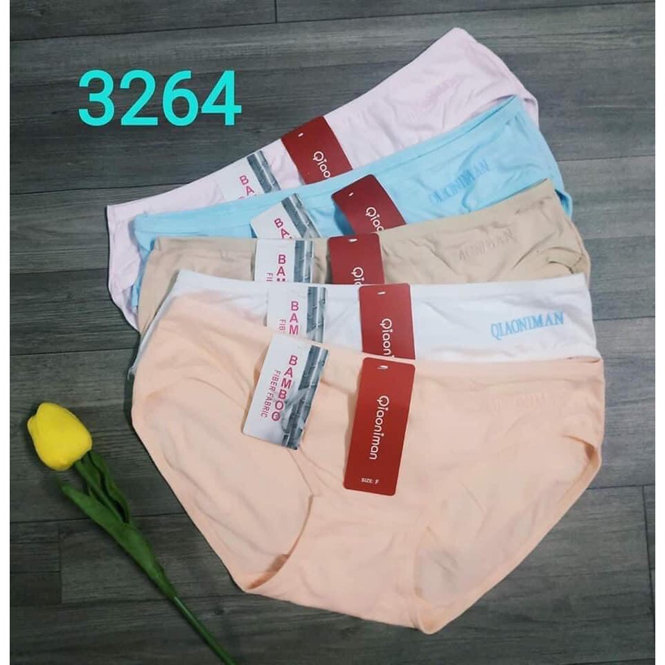 5- 10 quần lót cotton in chữ 3246