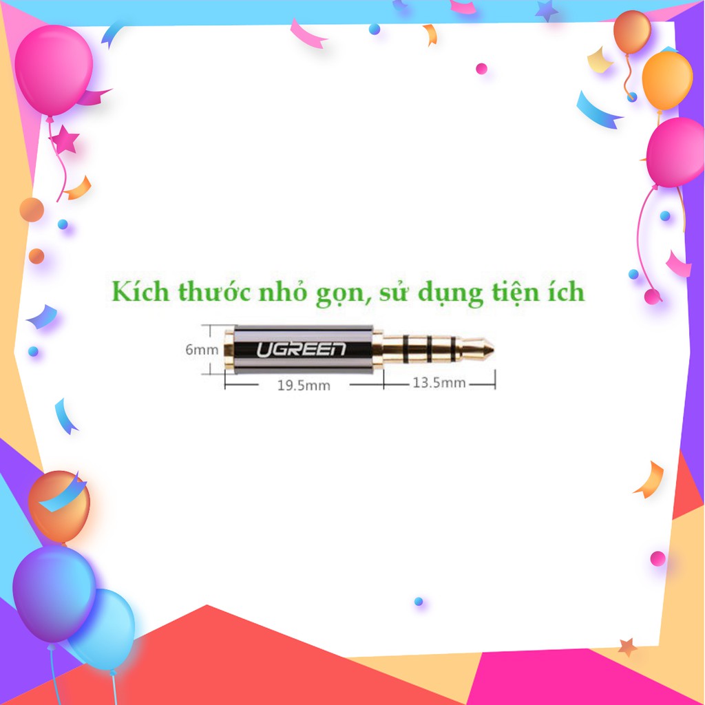 Đầu chuyển Audio 3.5mm sang 2.5mm UGREEN 20502 Cao cấp