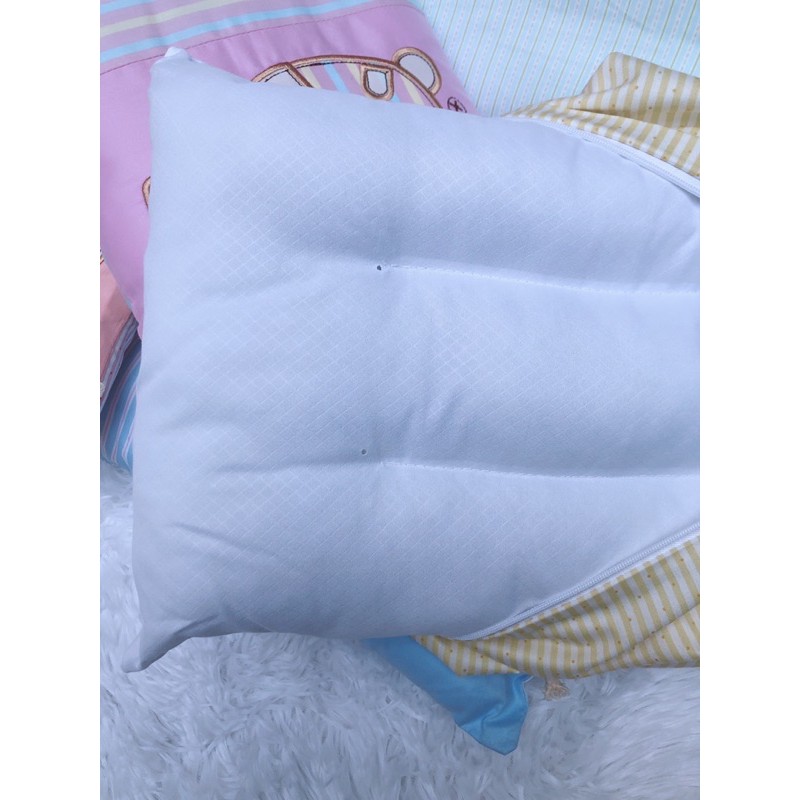 Gối matxa vỏ cotton 100% có thể tháo rời cho bé