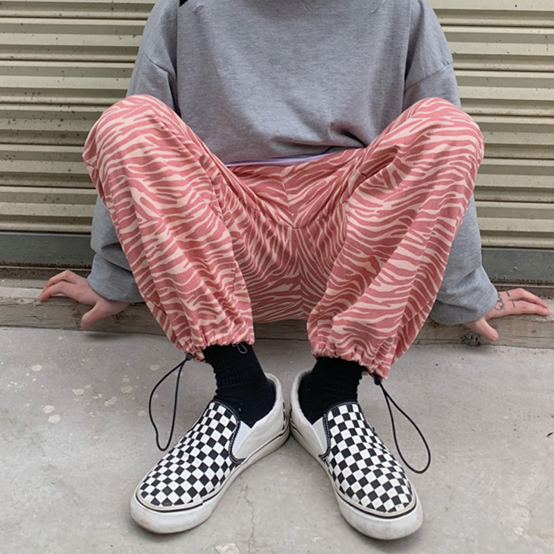 Quần Dài Ống Đứng In Họa Tiết Ngựa Vằn Phong Cách Đường Phố Cá Tính 222001 | BigBuy360 - bigbuy360.vn