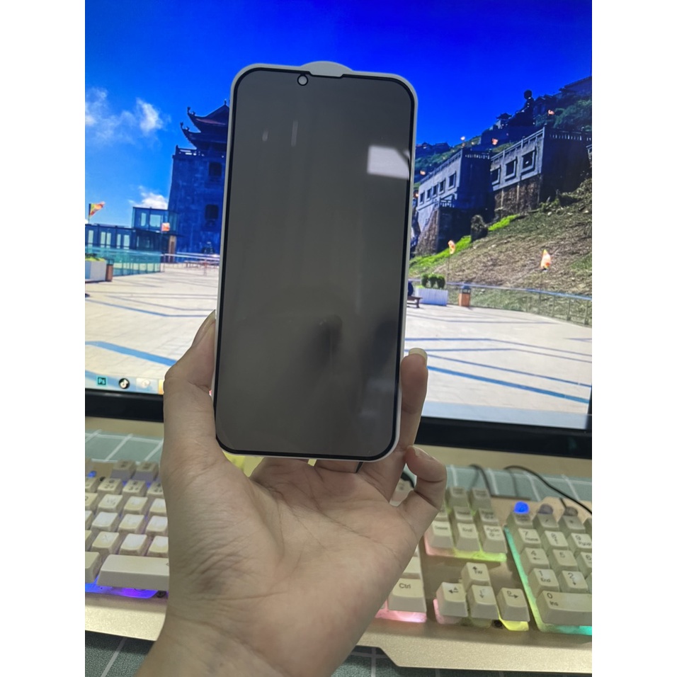 Kính cường lực chống nhìn trộm iphone full màn 13/13pr/13max/13promax- 14/14pr/14max/14prmax