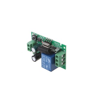 AC 220V 1CH RF 433MHz Wireless Remote Control Switch Module Learning Code Relay 