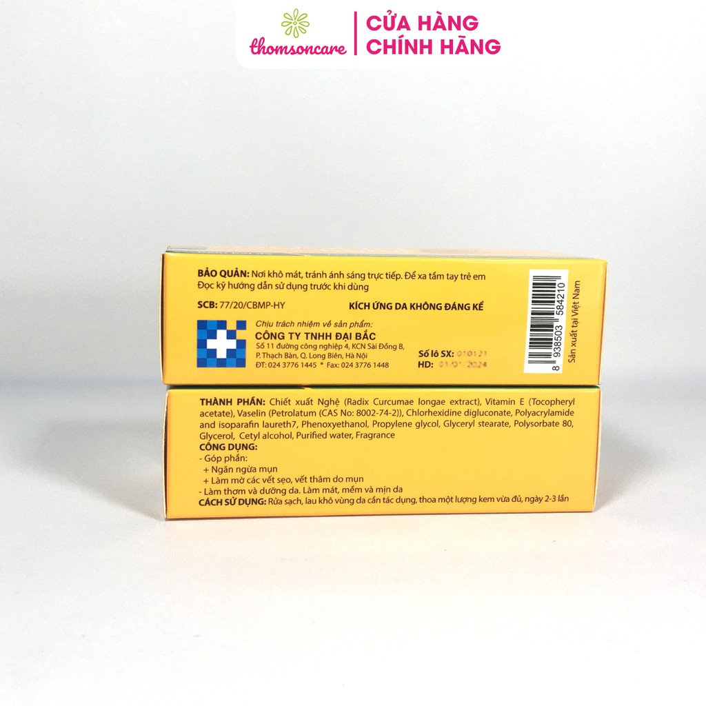 Yoosun Kem nghệ - ngăn ngừa mụn, ngăn ngừa thâm sẹo từ tinh chất nghệ | BigBuy360 - bigbuy360.vn