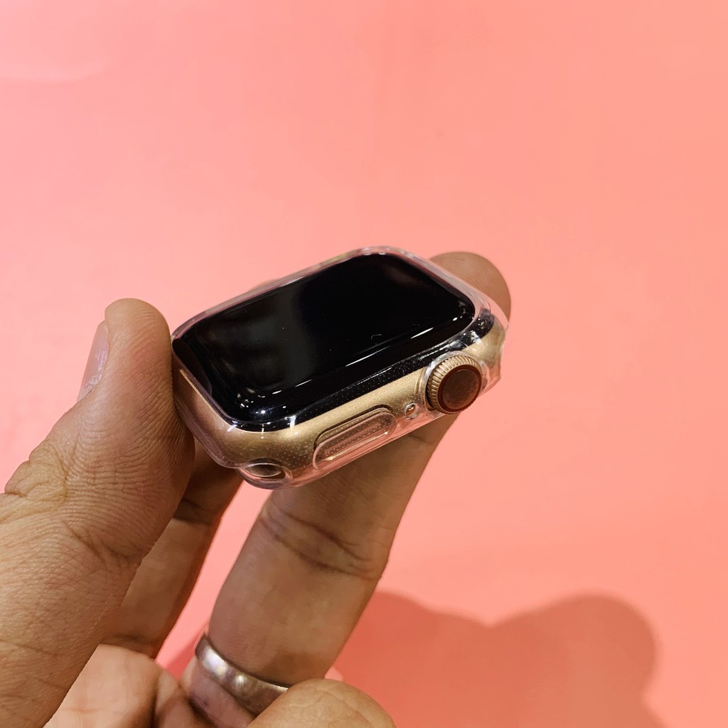 Ốp Apple Watch Trong Suốt Silicon Dẻo Dành Cho Tất Cả Size 38/40/42/44 Và Series 1/2/3/4/5