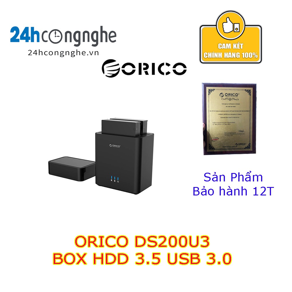 Hộp đựng 2 ổ cứng 3.5 ORICO DS200U3