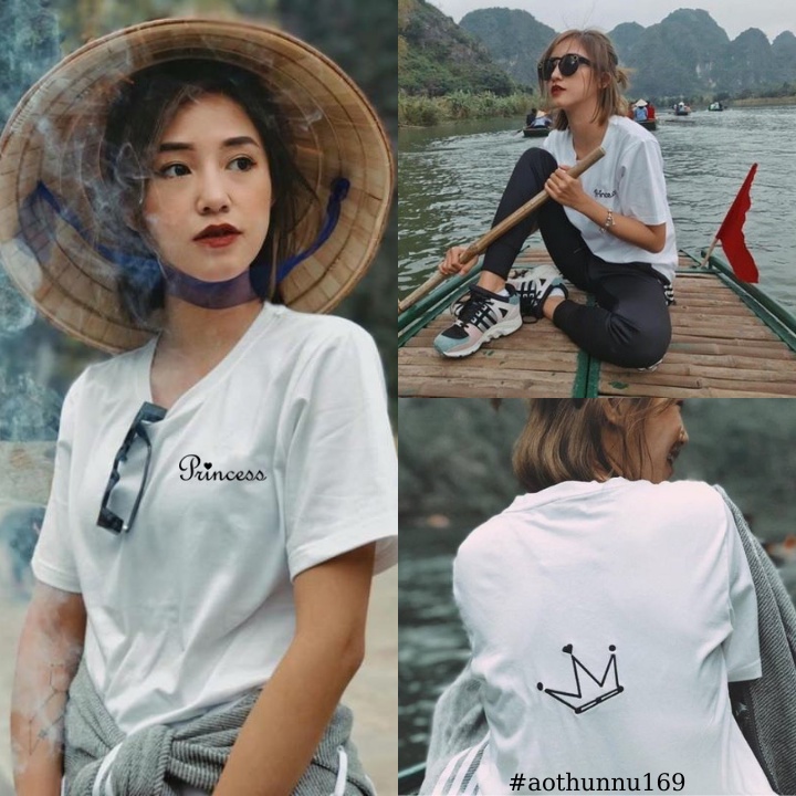 Áo Phông Nữ Vương Miện PRINCESS lạ mắt