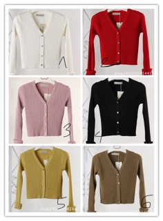 Áo len cardigan
