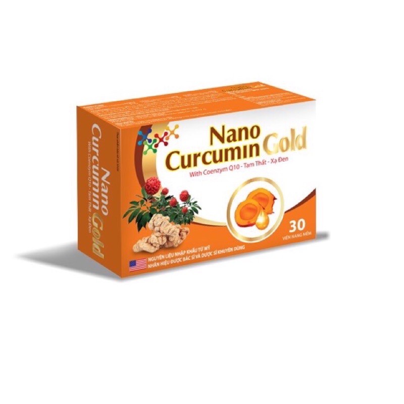 Viên uống Nano Curcumin Gold tam thất xạ đen