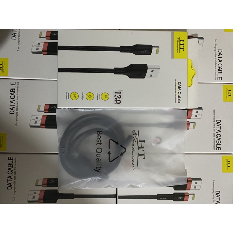 Dây cáp sạc Iphone, Samsung, và các dòng điện thoại Android…  bọc dù HT-Electronic