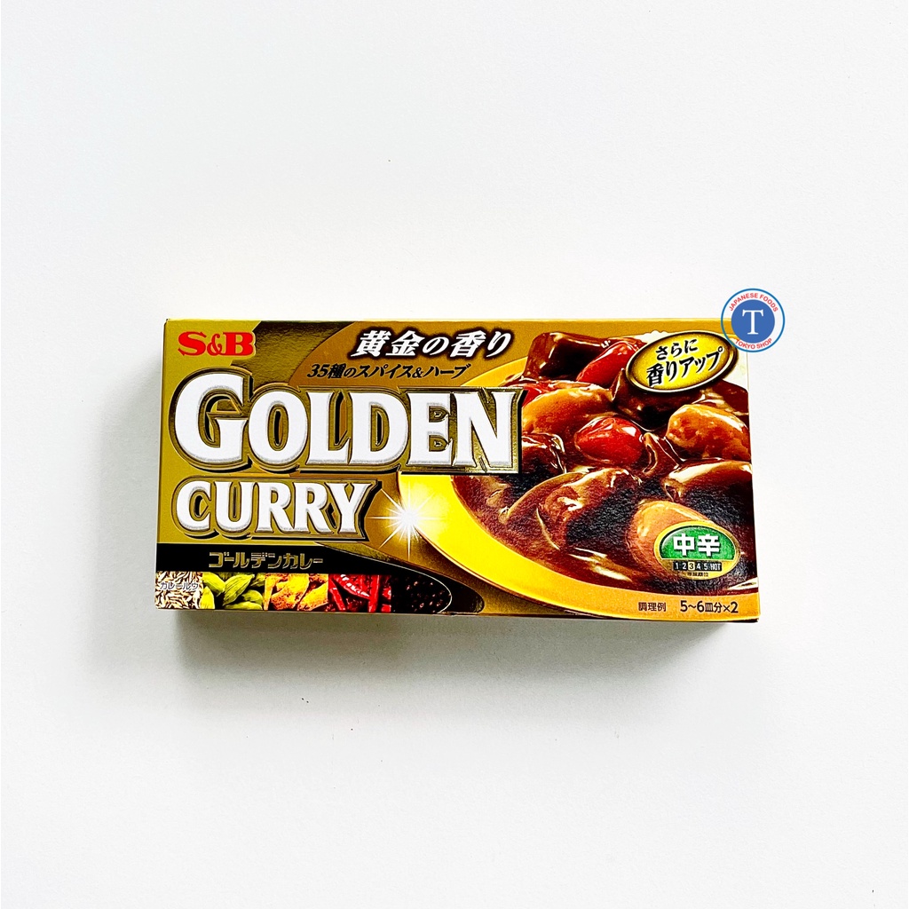 Cà Ri Số 3 Golden Curry Med Hot 198G (Hộp)