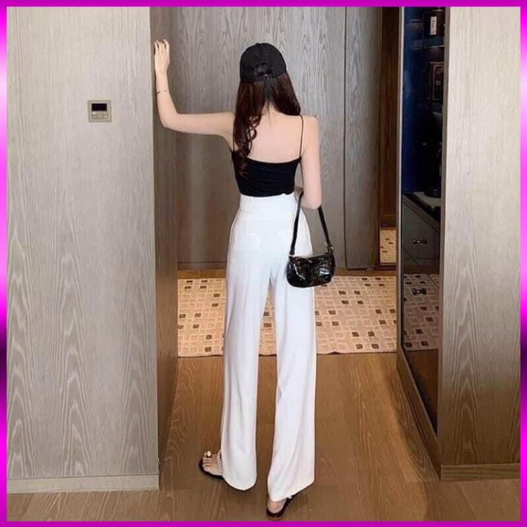 [Xả Kho 3 Ngày] QUẦN DÀI DÁNG SUÔNG KHOÁ GIỮA SIÊU TÔN DÁNG | BigBuy360 - bigbuy360.vn