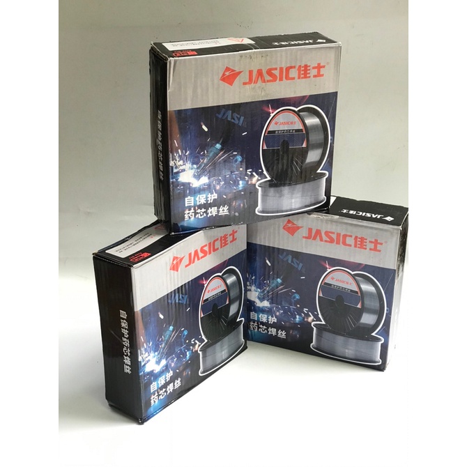 Cuộn dây máy hàn mig không dùng khí 5 kg đẹp JASIC 1.0