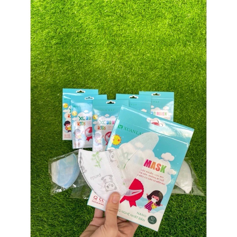HỘP 10 CÁI KHẨU TRANG CHO BÉ (6-15 tháng)
