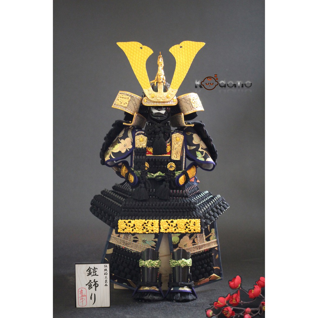 Búp bê Samurai , búp bê Nhật Bản .  Y5 ĐEN