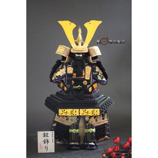 Búp bê Samurai , búp bê Nhật Bản .  Y5 ĐEN