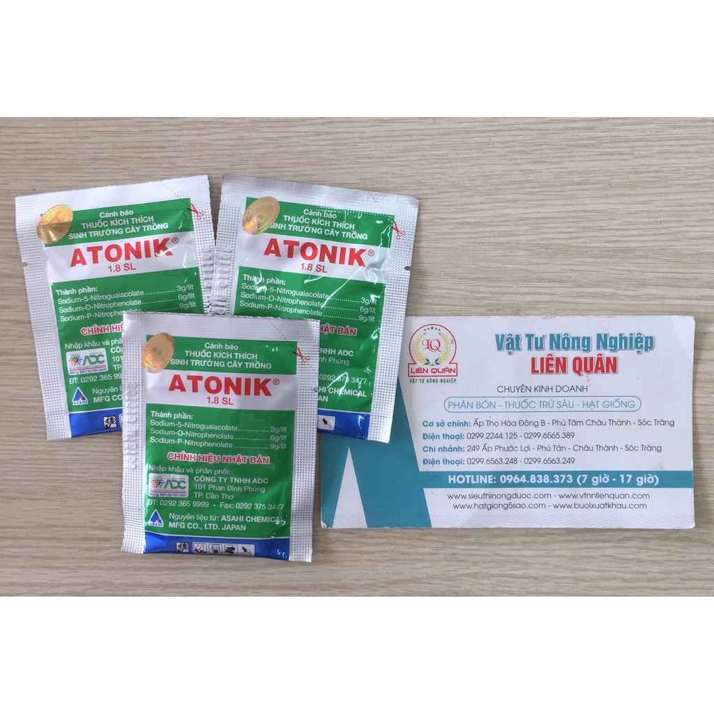 Atonik 1.8 SL - 10 ml ADC__Thuốc kích thích nảy mầm Atonic thế hệ mới an toàn sử dụng (10ml).